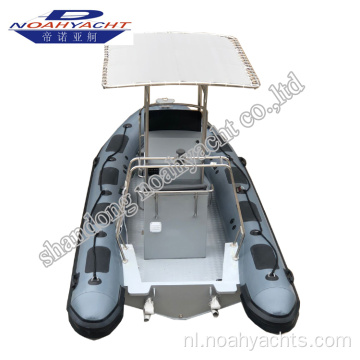 17ft aluminium rubberboot ribvisboot